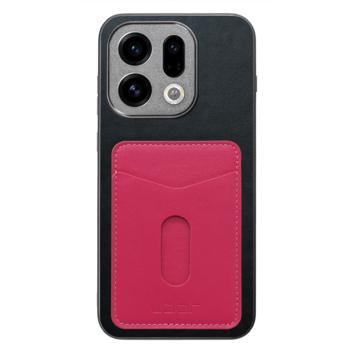 [ LOOF PASS-SHELL スライド] OPPO Find X9 OPG07 CPH2797 スマホケース 背面 ケース カバー ハードケース カード収納 カードホルダー ストラップホール [ OPPO Find X9 ]