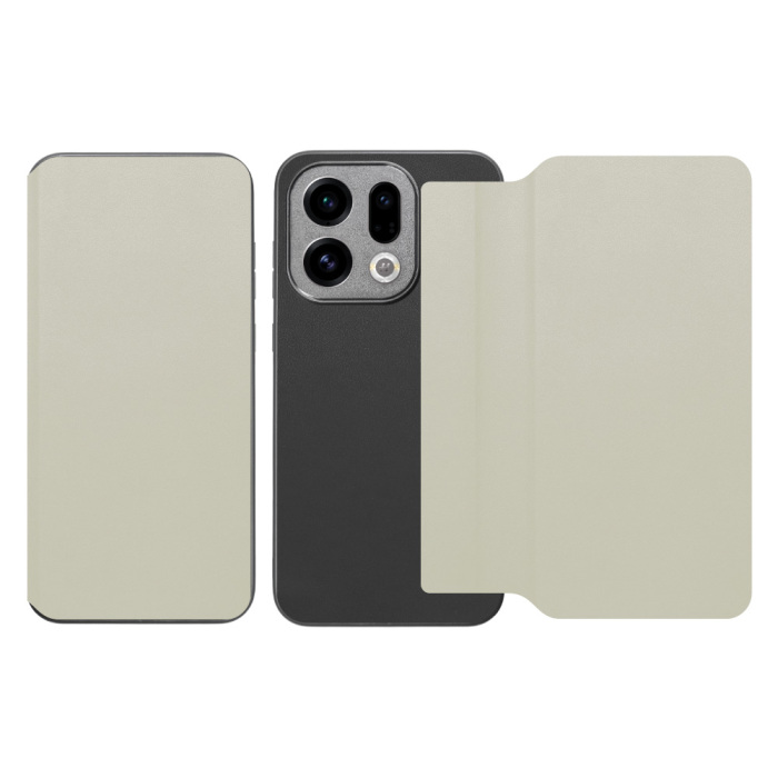 [ LOOF SLIM-FIT ] OPPO Find X9 OPG07 CPH2797 スマホケース 背面 ケース カバー 手帳型 ハードケース カード収納 ポケットあり/なし マグネットなし ストラップホール [ OPPO Find X9 ]