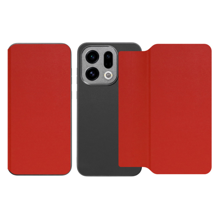 [ LOOF SLIM-FIT ] OPPO Find X9 OPG07 CPH2797 スマホケース 背面 ケース カバー 手帳型 ハードケース カード収納 ポケットあり/なし マグネットなし ストラップホール [ OPPO Find X9 ]