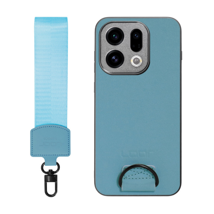 [ LOOF STRAP-SHELL (ショートVer.) ] OPPO Find X9 OPG07 CPH2797 スマホケース 背面 ケース カバー ハードケース ハンドストラップ  本革 [ OPPO Find X9 ]