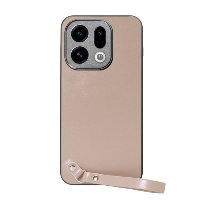 [ LOOF MACARON-SHELL ] OPPO Find X9 OPG07 CPH2797 スマホケース 背面 ケース カバー ハードケース ストラップ付き 本革 ストラップホール [ OPPO Find X9 ]