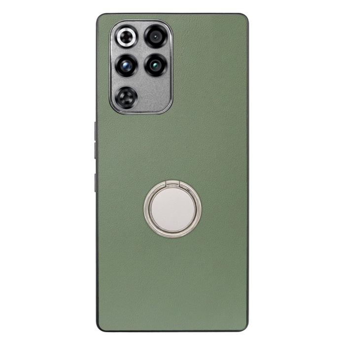 [ LOOF RING-SHELL (シンプル Ver.) ] REDMAGIC 11 Pro NX809J ZTE nubia スマホケース 背面 ケース カバー ハードケース スマホリング リング付き 本革 ストラップホール [ REDMAGIC 11 Pro ]