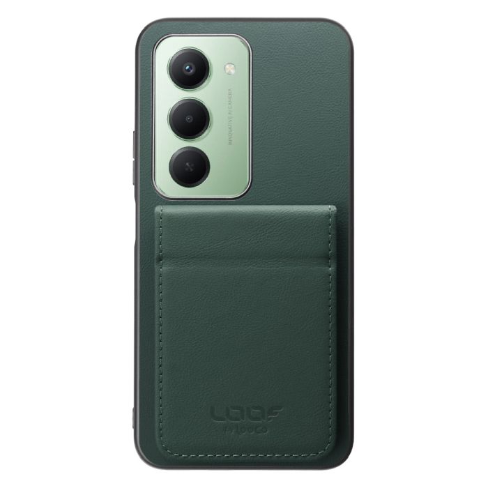 [ LOOF BASIC-SHELL SLIM CARD 2カード ] Xiaomi REDMI 15 5G  ケース 背面 カード収納 カード入れ カードポケット カバー スマホケース 薄型 大容量 本革 [ Xiaomi REDMI 15 5G ]