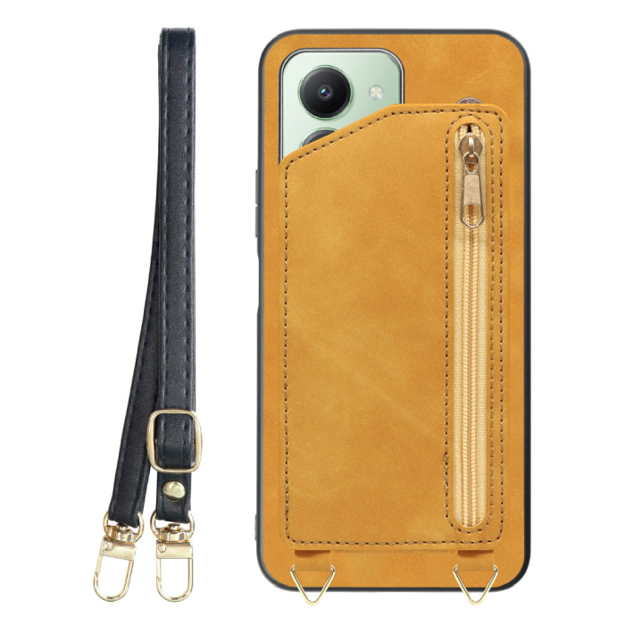 [ LOOF SHOULDER-FLIP ] Xiaomi REDMI 15 5G  スマホケース 背面 ケース カバー ハードケース ショルダー スマホショルダー ストラップ 肩掛け 首掛け カード収納 [ Xiaomi REDMI 15 5G ]