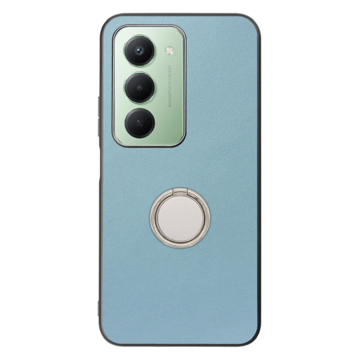 [ LOOF RING-SHELL (シンプル Ver.) ] Xiaomi REDMI 15 5G  スマホケース 背面 ケース カバー ハードケース スマホリング リング付き 本革 ストラップホール [ Xiaomi REDMI 15 5G ]