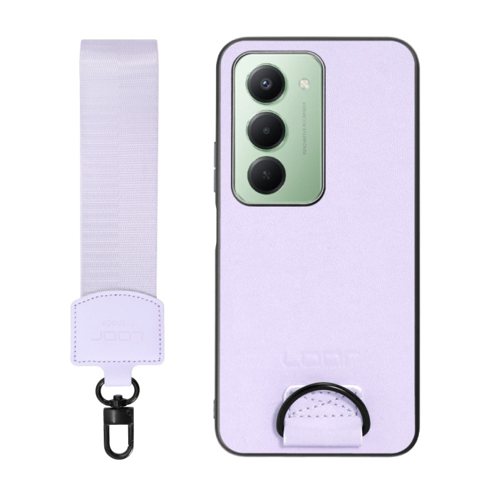 [ LOOF STRAP-SHELL (ショートVer.) ] Xiaomi REDMI 15 5G  スマホケース 背面 ケース カバー ハードケース ハンドストラップ  本革 [ Xiaomi REDMI 15 5G ]