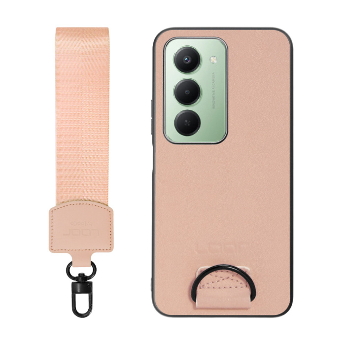 [ LOOF STRAP-SHELL (ショートVer.) ] Xiaomi REDMI 15 5G  スマホケース 背面 ケース カバー ハードケース ハンドストラップ  本革 [ Xiaomi REDMI 15 5G ]