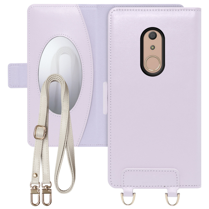 [ LOOF SWEET MIRROR Series ] arrows Be4 F-41A arrowsbe4 アローズ FUJITSU FCNT スマホケース  ショルダー付き手帳型スマホケース ミラー付き カードポケット 本革 [ arrows Be4 F-41A ]