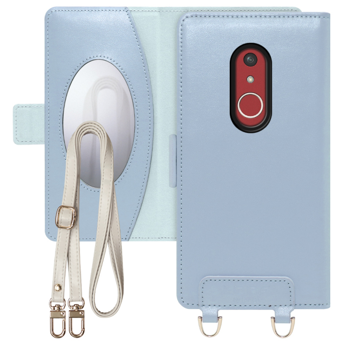 [ LOOF SWEET MIRROR Series ] arrows Be4 Plus F-41B arrowsbe4plus arrowsbe4 be4plus アローズ FUJITSU FCNT スマホケース  ショルダー付き手帳型スマホケース ミラー付き カードポケット 本革 [ arrows Be4 Plus(F-41B) ]