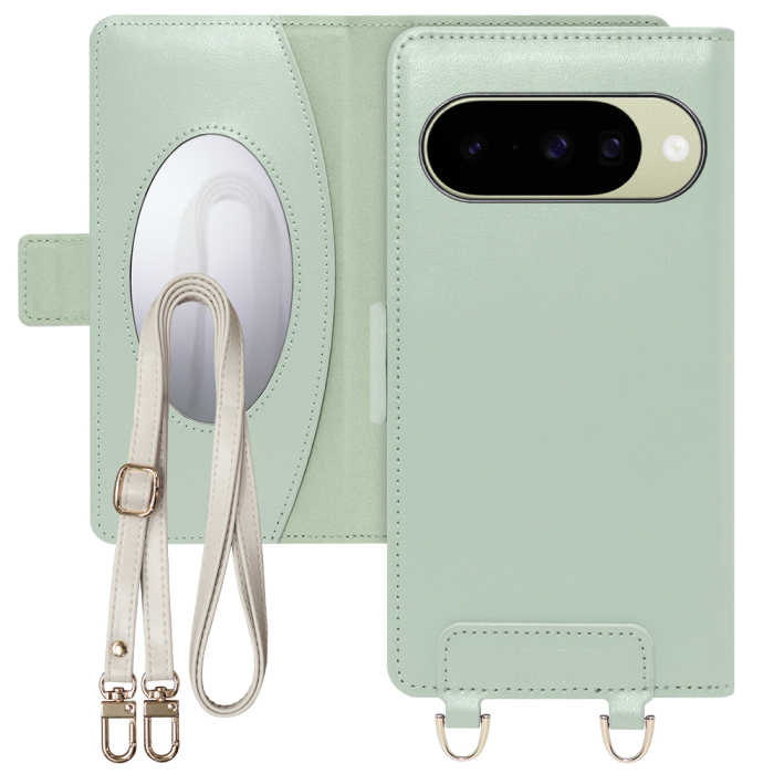 [ LOOF SWEET MIRROR Series ] Google Pixel 10 / 10 Pro Google Pixel10 Pixel10pro ピクセル10 ピクセル10プロ スマホケース  ショルダー付き手帳型スマホケース ミラー付き カードポケット 本革 [ Google Pixel 10 / 10 Pro ]