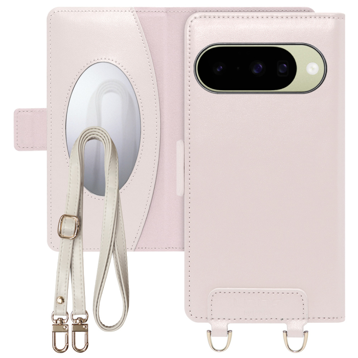[ LOOF SWEET MIRROR Series ] Google Pixel 10 / 10 Pro Google Pixel10 Pixel10pro ピクセル10 ピクセル10プロ スマホケース  ショルダー付き手帳型スマホケース ミラー付き カードポケット 本革 [ Google Pixel 10 / 10 Pro ]