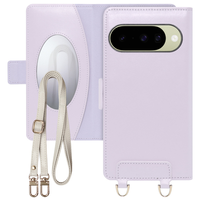 [ LOOF SWEET MIRROR Series ] Google Pixel 10 / 10 Pro Google Pixel10 Pixel10pro ピクセル10 ピクセル10プロ スマホケース  ショルダー付き手帳型スマホケース ミラー付き カードポケット 本革 [ Google Pixel 10 / 10 Pro ]