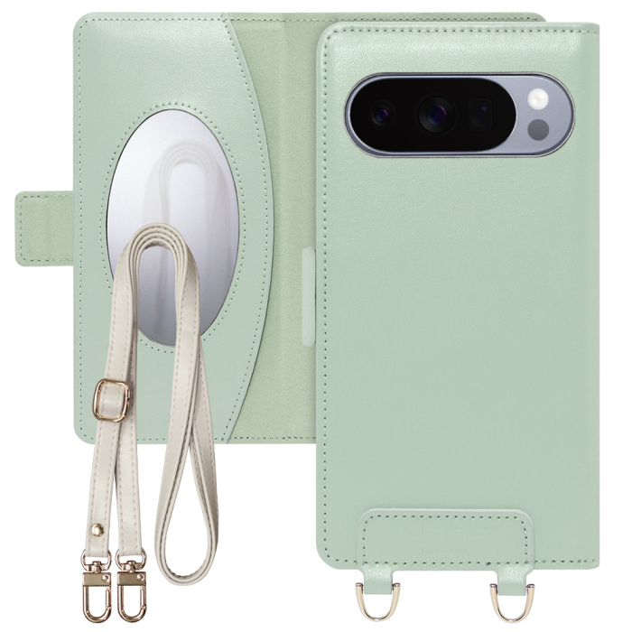 [ LOOF SWEET MIRROR Series ] Google Pixel 10 Pro XL Google Pixel10proxl ピクセル10プロXL スマホケース  ショルダー付き手帳型スマホケース ミラー付き カードポケット 本革 [ Google Pixel 10 Pro XL ]