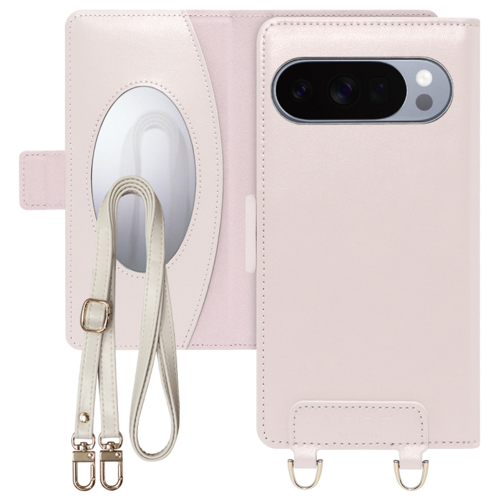 [ LOOF SWEET MIRROR Series ] Google Pixel 10 Pro XL Google Pixel10proxl ピクセル10プロXL スマホケース  ショルダー付き手帳型スマホケース ミラー付き カードポケット 本革 [ Google Pixel 10 Pro XL ]