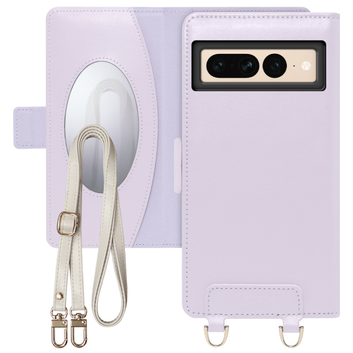 [ LOOF SWEET MIRROR Series ] Google pixel 7 Pro googlepixel7pro 7pro プロ ピクセル7pro スマホケース  ショルダー付き手帳型スマホケース ミラー付き カードポケット 本革 [ Google Pixel 7 Pro ]