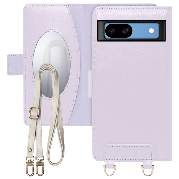 [ LOOF SWEET MIRROR Series ] Google Pixel 8a googlepixel8a Pixel8a ピクセル8a スマホケース  ショルダー付き手帳型スマホケース ミラー付き カードポケット 本革 [ Google Pixel 8a ]