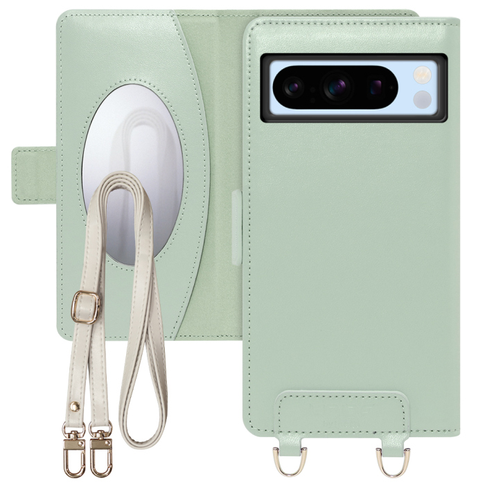 [ LOOF SWEET MIRROR Series ] Google pixel 8 Pro googlepixel8pro Pixel8 8Pro プロ ピクセル8Pro スマホケース  ショルダー付き手帳型スマホケース ミラー付き カードポケット 本革 [ Google Pixel 8 Pro ]