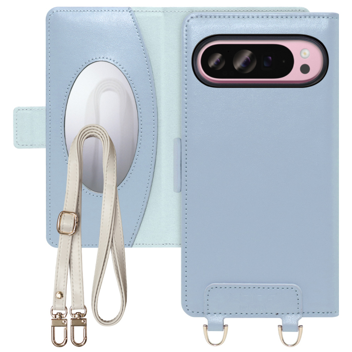 [ LOOF SWEET MIRROR Series ] Google Pixel 9 Pro XL Google Pixel9proxl ピクセル9プロXL スマホケース  ショルダー付き手帳型スマホケース ミラー付き カードポケット 本革 [ Google Pixel 9 Pro XL ]