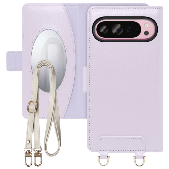 [ LOOF SWEET MIRROR Series ] Google Pixel 9 Pro XL Google Pixel9proxl ピクセル9プロXL スマホケース  ショルダー付き手帳型スマホケース ミラー付き カードポケット 本革 [ Google Pixel 9 Pro XL ]