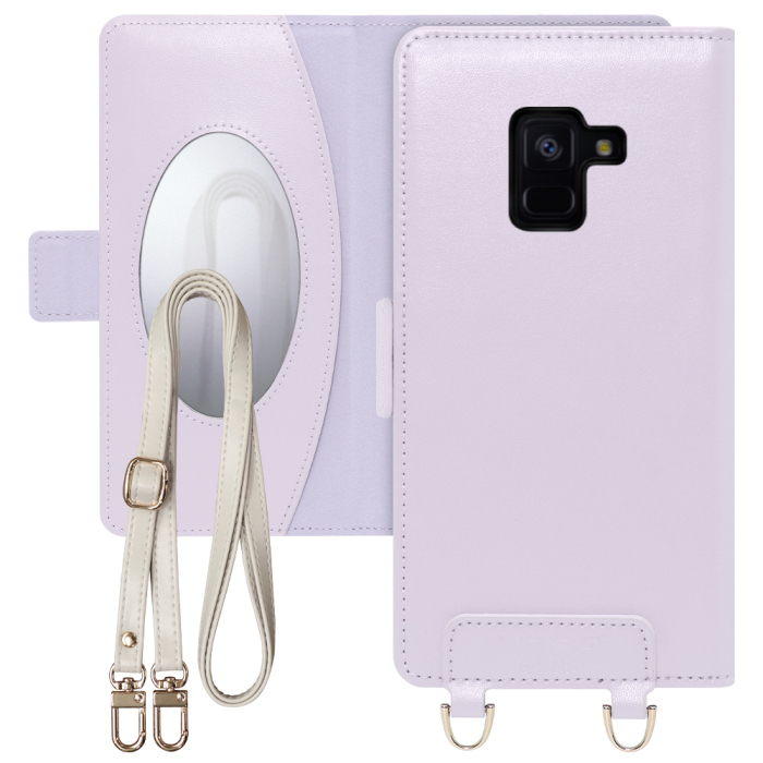 [ LOOF SWEET MIRROR Series ] Galaxy Feel2 SC-02L feel 2 フィール2 スマホケース  ショルダー付き手帳型スマホケース ミラー付き カードポケット 本革 [ Galaxy Feel2 ]