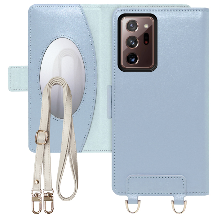 [ LOOF SWEET MIRROR Series ] Galaxy Note 20 Ultra 5G note20ultra5g note20 スマホケース  ショルダー付き手帳型スマホケース ミラー付き カードポケット 本革 [ Galaxy Note20 Ultra ]