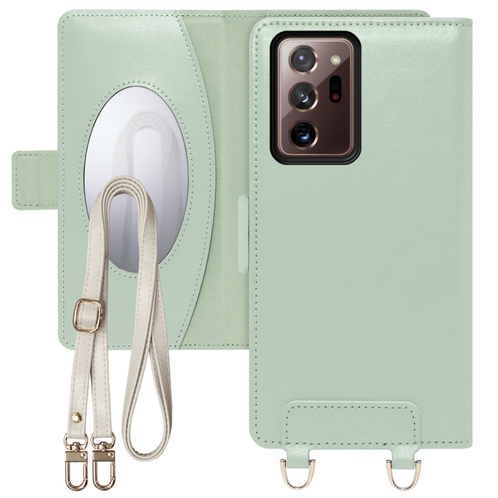 [ LOOF SWEET MIRROR Series ] Galaxy Note 20 Ultra 5G note20ultra5g note20 スマホケース  ショルダー付き手帳型スマホケース ミラー付き カードポケット 本革 [ Galaxy Note20 Ultra ]
