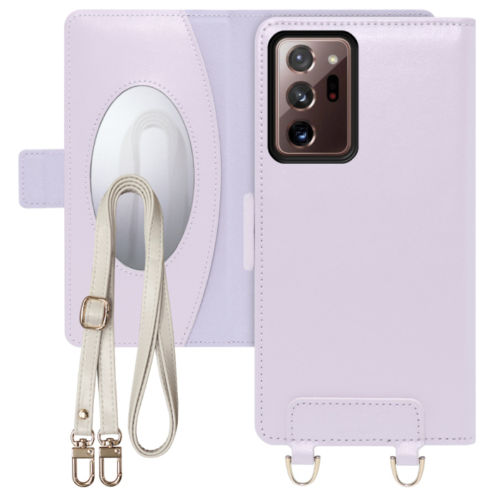 [ LOOF SWEET MIRROR Series ] Galaxy Note 20 Ultra 5G note20ultra5g note20 スマホケース  ショルダー付き手帳型スマホケース ミラー付き カードポケット 本革 [ Galaxy Note20 Ultra ]
