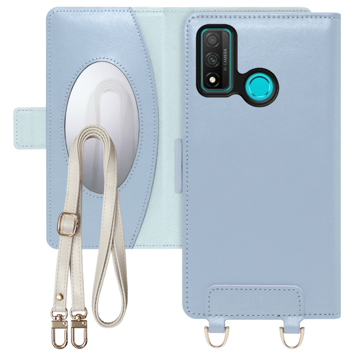 [ LOOF SWEET MIRROR Series ] HUAWEI nova lite 3+ novalite3plus novalite 3 plus 3plus スマホケース  ショルダー付き手帳型スマホケース ミラー付き カードポケット 本革 [ HUAWEI nova lite 3+ ]