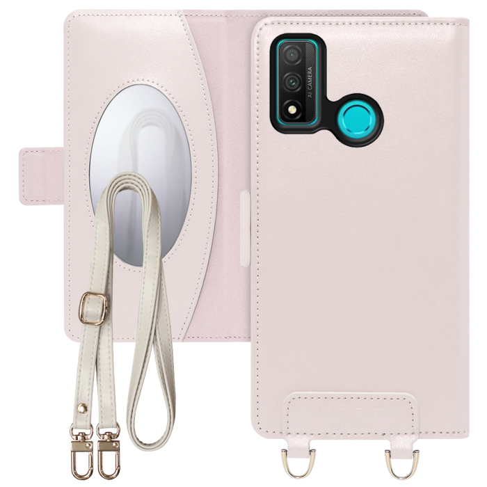 [ LOOF SWEET MIRROR Series ] HUAWEI nova lite 3+ novalite3plus novalite 3 plus 3plus スマホケース  ショルダー付き手帳型スマホケース ミラー付き カードポケット 本革 [ HUAWEI nova lite 3+ ]