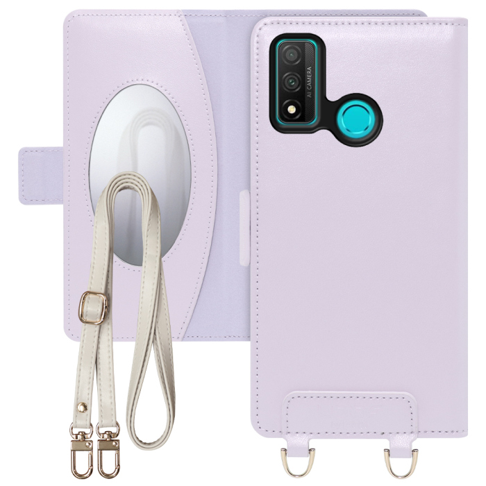 [ LOOF SWEET MIRROR Series ] HUAWEI nova lite 3+ novalite3plus novalite 3 plus 3plus スマホケース  ショルダー付き手帳型スマホケース ミラー付き カードポケット 本革 [ HUAWEI nova lite 3+ ]