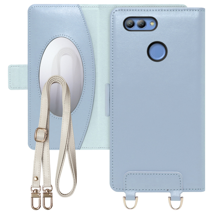 [ LOOF SWEET MIRROR Series ] HUAWEI nova 2 HMV31 nova2 スマホケース  ショルダー付き手帳型スマホケース ミラー付き カードポケット 本革 [ HUAWEI nova 2 ]