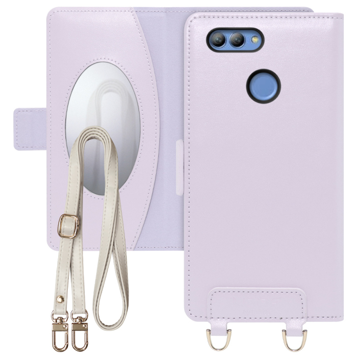 [ LOOF SWEET MIRROR Series ] HUAWEI nova 2 HMV31 nova2 スマホケース  ショルダー付き手帳型スマホケース ミラー付き カードポケット 本革 [ HUAWEI nova 2 ]