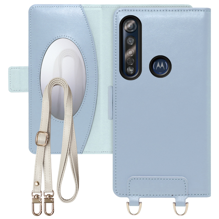 [ LOOF SWEET MIRROR Series ] motorola moto g8 plus notog8plus g8plus g8+ スマホケース  ショルダー付き手帳型スマホケース ミラー付き カードポケット 本革 [ motorola moto g8 plus ]