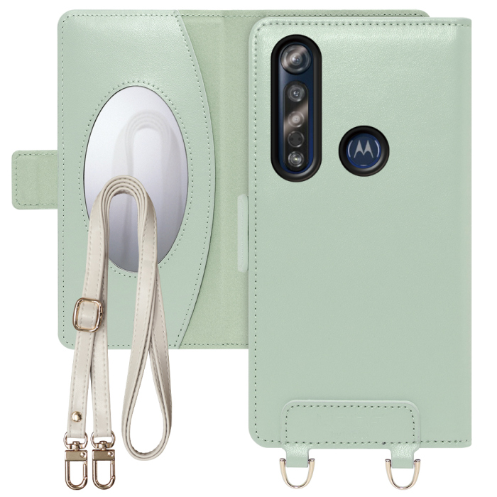 [ LOOF SWEET MIRROR Series ] motorola moto g8 plus notog8plus g8plus g8+ スマホケース  ショルダー付き手帳型スマホケース ミラー付き カードポケット 本革 [ motorola moto g8 plus ]