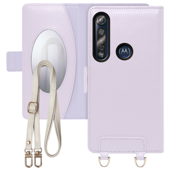 [ LOOF SWEET MIRROR Series ] motorola moto g8 plus notog8plus g8plus g8+ スマホケース  ショルダー付き手帳型スマホケース ミラー付き カードポケット 本革 [ motorola moto g8 plus ]