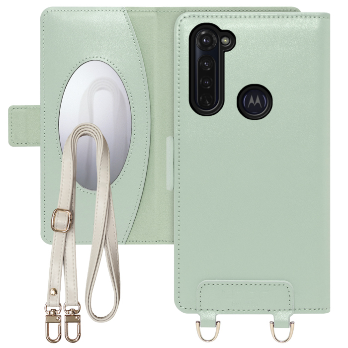 [ LOOF SWEET MIRROR Series ] moto g pro motogpro gpro スマホケース  ショルダー付き手帳型スマホケース ミラー付き カードポケット 本革 [ moto g pro ]