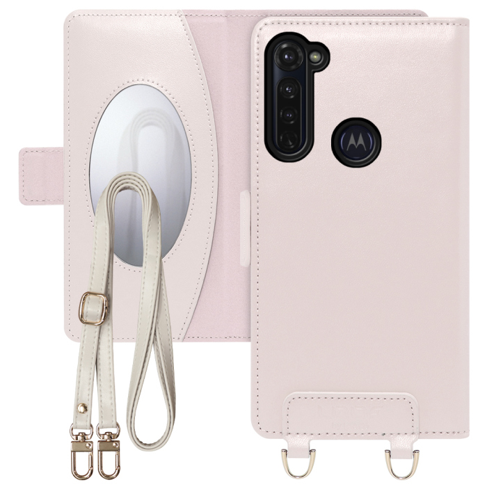 [ LOOF SWEET MIRROR Series ] moto g pro motogpro gpro スマホケース  ショルダー付き手帳型スマホケース ミラー付き カードポケット 本革 [ moto g pro ]