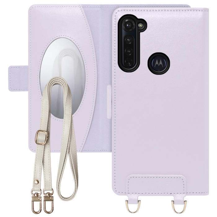 [ LOOF SWEET MIRROR Series ] moto g pro motogpro gpro スマホケース  ショルダー付き手帳型スマホケース ミラー付き カードポケット 本革 [ moto g pro ]
