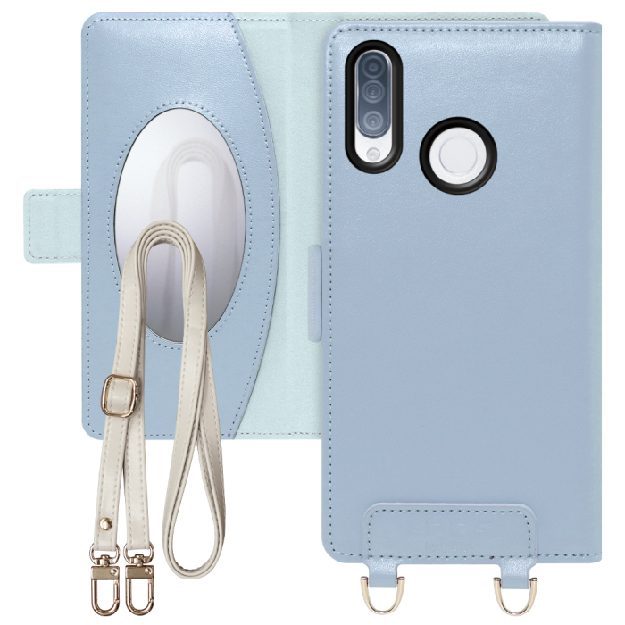 [ LOOF SWEET MIRROR Series ] TONE e20 tonee20 スマホケース  ショルダー付き手帳型スマホケース ミラー付き カードポケット 本革 [ TONE e20 ]