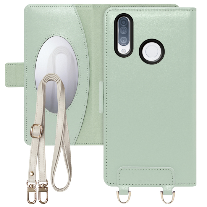 [ LOOF SWEET MIRROR Series ] TONE e20 tonee20 スマホケース  ショルダー付き手帳型スマホケース ミラー付き カードポケット 本革 [ TONE e20 ]