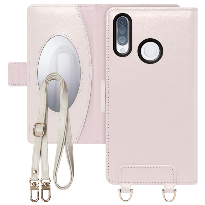 [ LOOF SWEET MIRROR Series ] TONE e20 tonee20 スマホケース  ショルダー付き手帳型スマホケース ミラー付き カードポケット 本革 [ TONE e20 ]