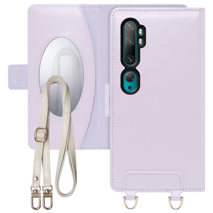 [ LOOF SWEET MIRROR Series ] Xiaomi Mi Note 10 / Mi Note 10 Pro minote10 minote10pro 10pro スマホケース  ショルダー付き手帳型スマホケース ミラー付き カードポケット 本革 [ Mi Note 10 / Mi Note 10 Pro ]