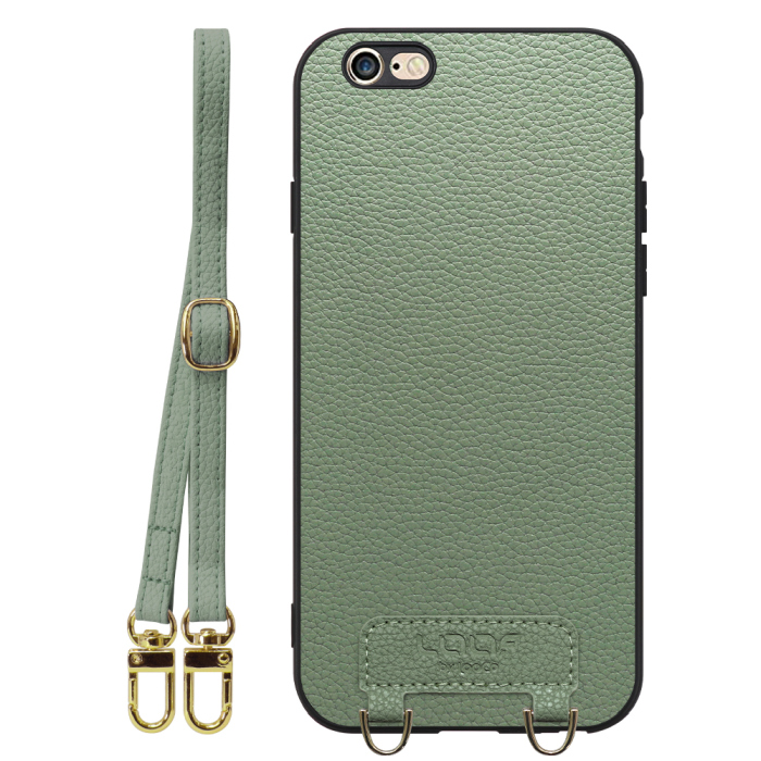 [ LOOF LUXURY-SHELL SHOULDER ] iPhone 6 / 6s iphone6 iphone6s ショルダーストラップ付き シンプルでスマート 本革 シェル型ケース ショルダー ストラップ スマホショルダー [ iPhone 6 / 6s ]