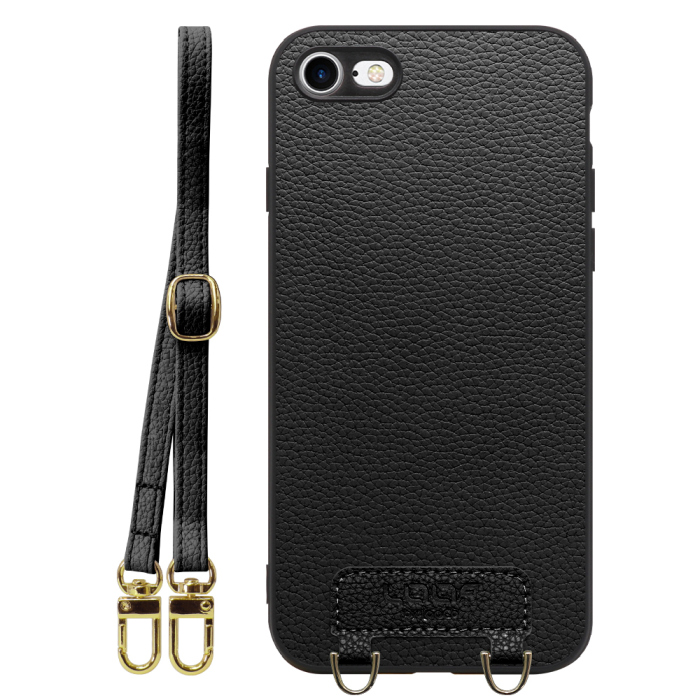 [ LOOF LUXURY-SHELL SHOULDER ] iPhone 7 / 8 / SE (第2/3世代) iphone7 iphone8 iphonese se2 se3 ショルダーストラップ付き シンプルでスマート 本革 シェル型ケース ショルダー ストラップ スマホショルダー [ iPhone 7 / 8 / SE (第2/3世代) ]