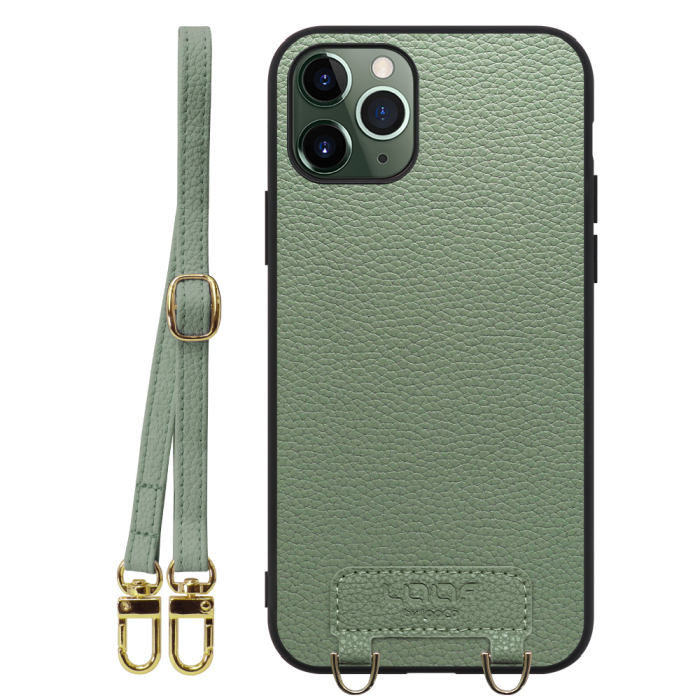 [ LOOF LUXURY-SHELL SHOULDER ] iPhone 11 Pro iPhone11pro 11pro ショルダーストラップ付き シンプルでスマート 本革 シェル型ケース ショルダー ストラップ スマホショルダー [ iPhone 11 Pro ]