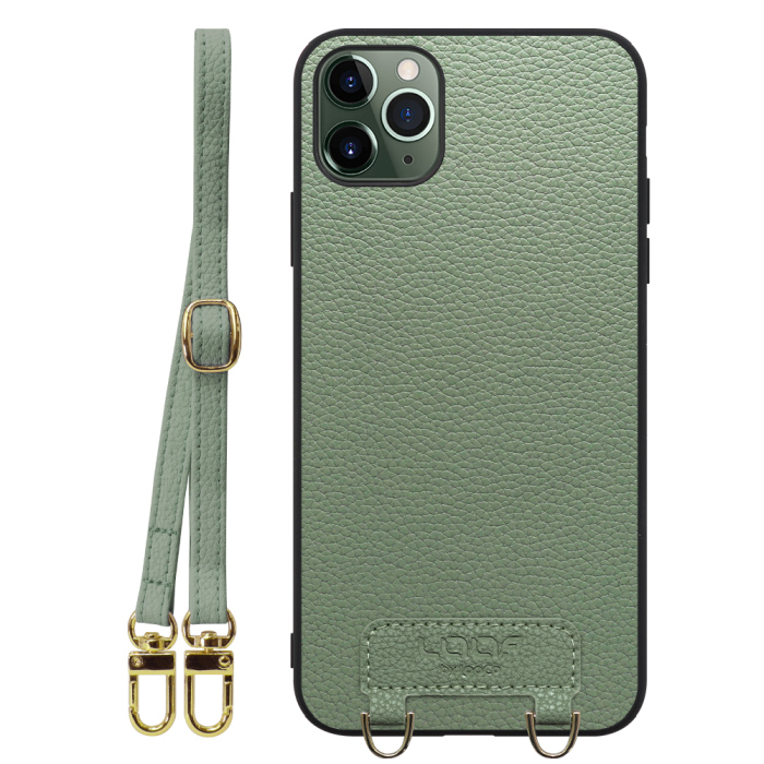 [ LOOF LUXURY-SHELL SHOULDER ] iPhone 11 Pro Max iPhone11promax 11promax 11 promax ショルダーストラップ付き シンプルでスマート 本革 シェル型ケース ショルダー ストラップ スマホショルダー [ iPhone 11 Pro Max ]