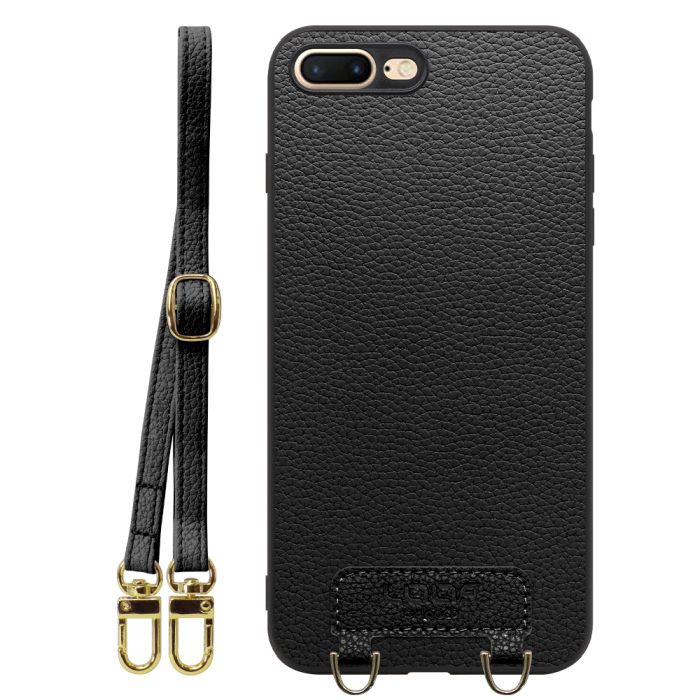 [ LOOF LUXURY-SHELL SHOULDER ] iPhone 7 Plus / 8 Plus iphone7plus iphone8plus 7plus 8plus ショルダーストラップ付き シンプルでスマート 本革 シェル型ケース ショルダー ストラップ スマホショルダー [ iPhone 7 Plus / 8 Plus ]
