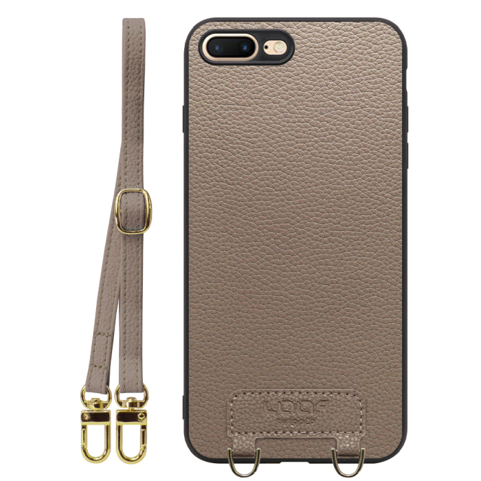 [ LOOF LUXURY-SHELL SHOULDER ] iPhone 7 Plus / 8 Plus iphone7plus iphone8plus 7plus 8plus ショルダーストラップ付き シンプルでスマート 本革 シェル型ケース ショルダー ストラップ スマホショルダー [ iPhone 7 Plus / 8 Plus ]