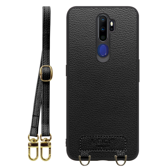 [ LOOF LUXURY-SHELL SHOULDER ] OPPO A5 2020 a52020 oppoa5 ショルダーストラップ付き シンプルでスマート 本革 シェル型ケース ショルダー ストラップ スマホショルダー [ OPPO A5 2020 ]