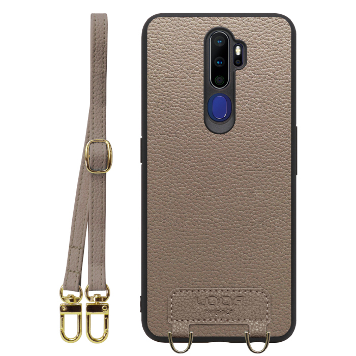 [ LOOF LUXURY-SHELL SHOULDER ] OPPO A5 2020 a52020 oppoa5 ショルダーストラップ付き シンプルでスマート 本革 シェル型ケース ショルダー ストラップ スマホショルダー [ OPPO A5 2020 ]